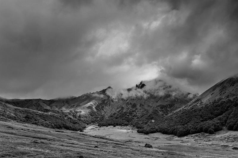 2017_08_09_Auvergne (0028_b-w).jpg - Réserve naturelle de Chastreix / Aout 2017